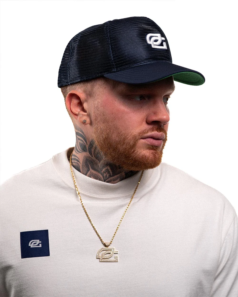 Full Mesh Hat (Navy) - Image 6