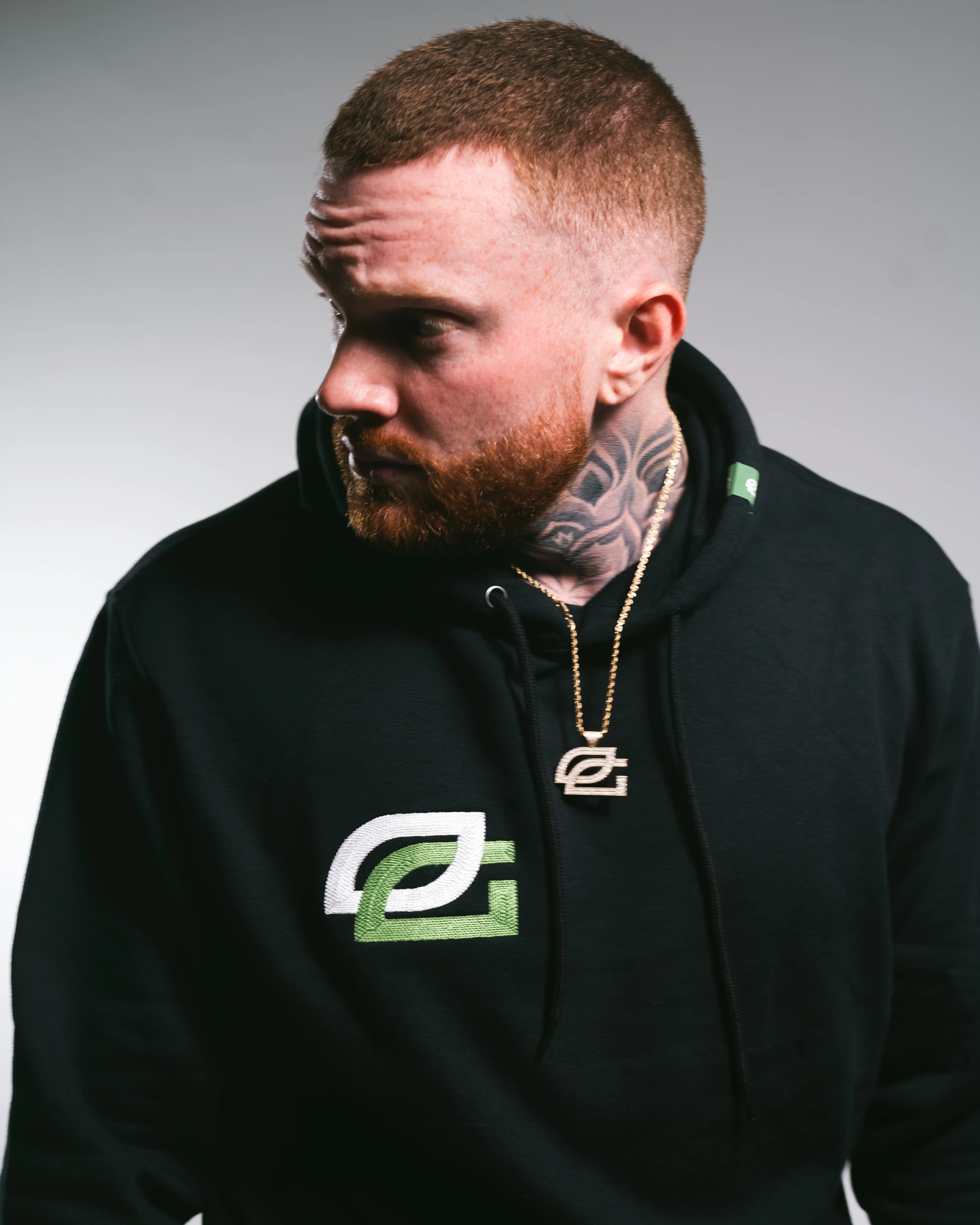 GL Small Logo Hoodie (Black) - Image 3