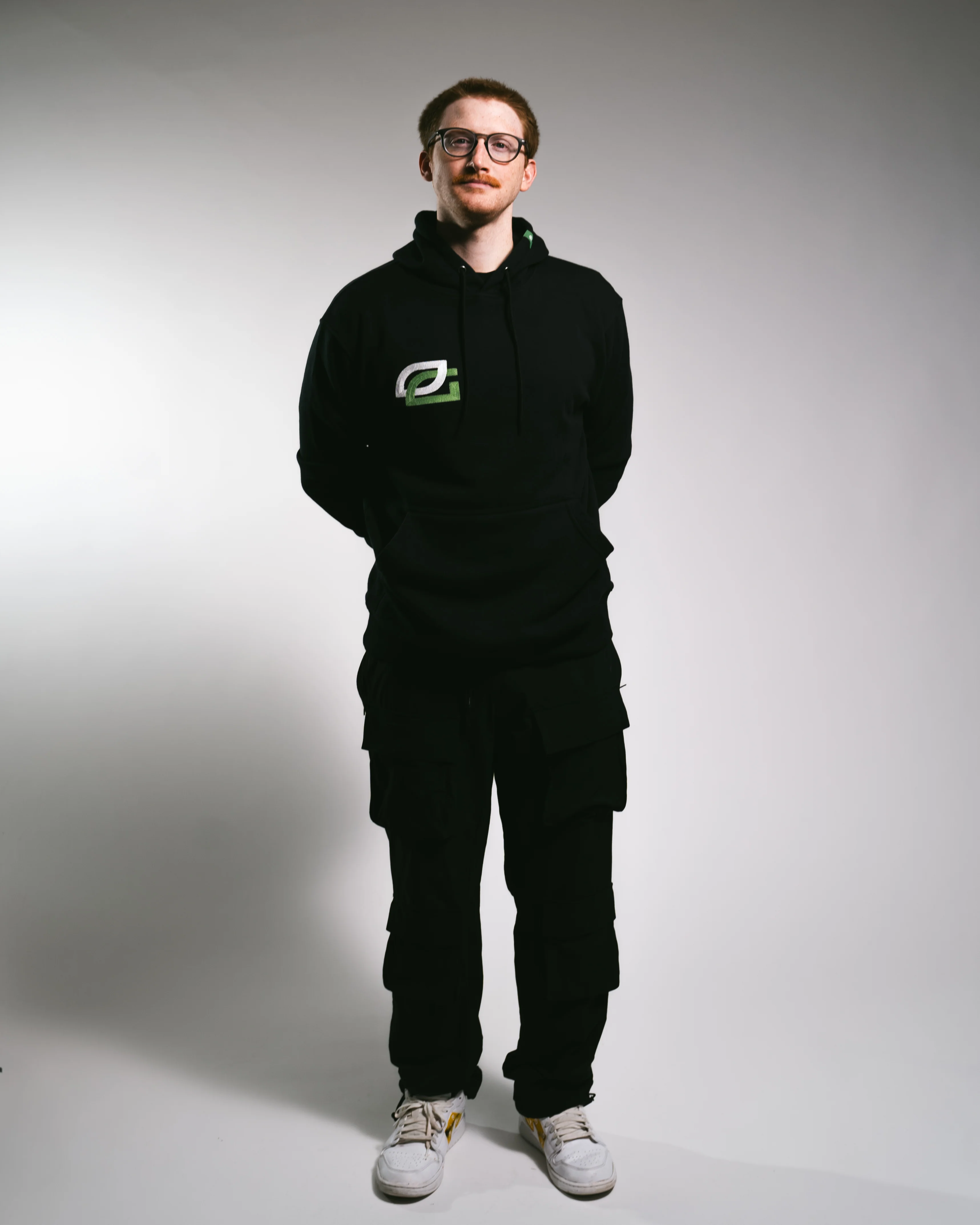 GL Small Logo Hoodie (Black) - Image 4