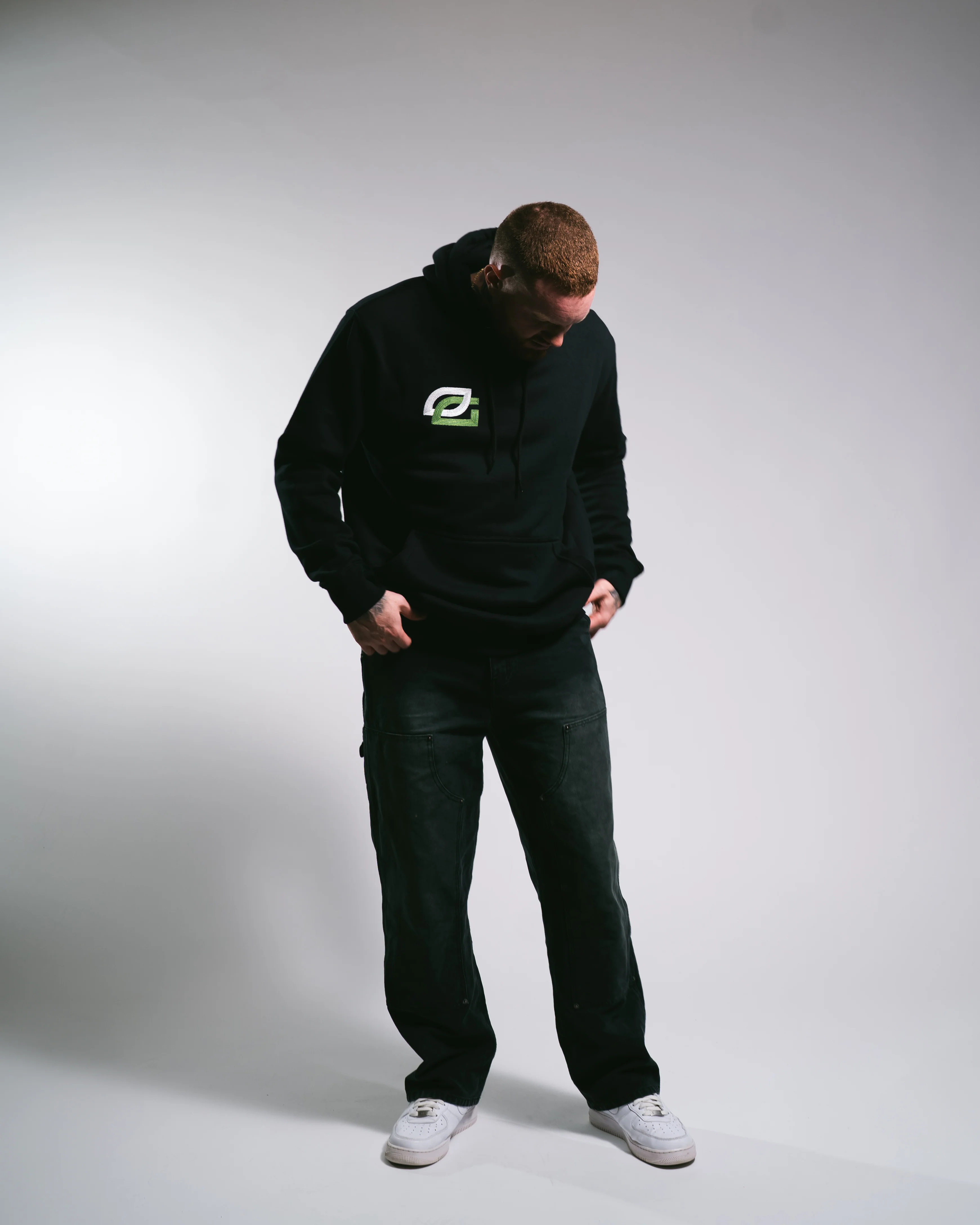GL Small Logo Hoodie (Black) - Image 7