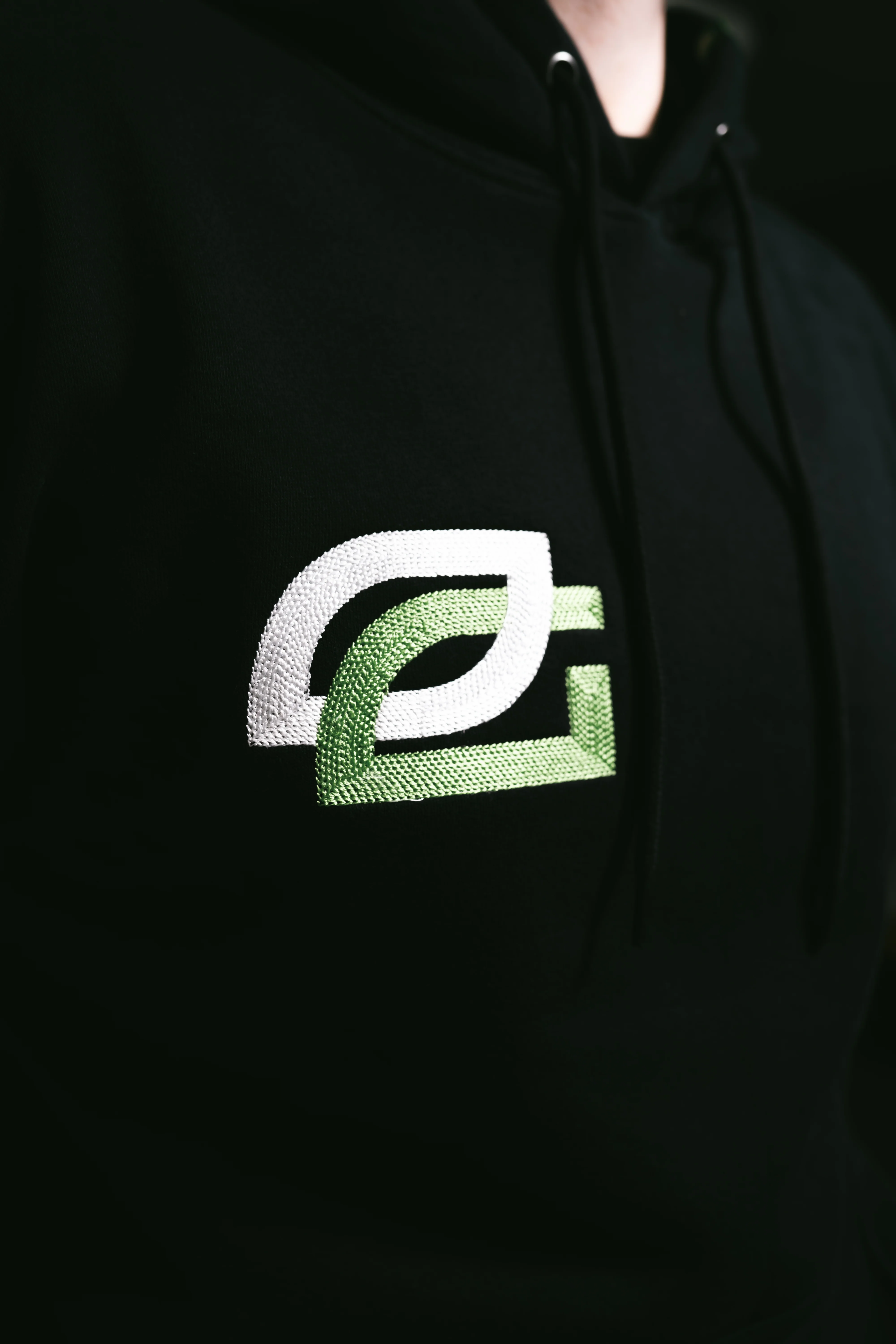 GL Small Logo Hoodie (Black) - Image 8