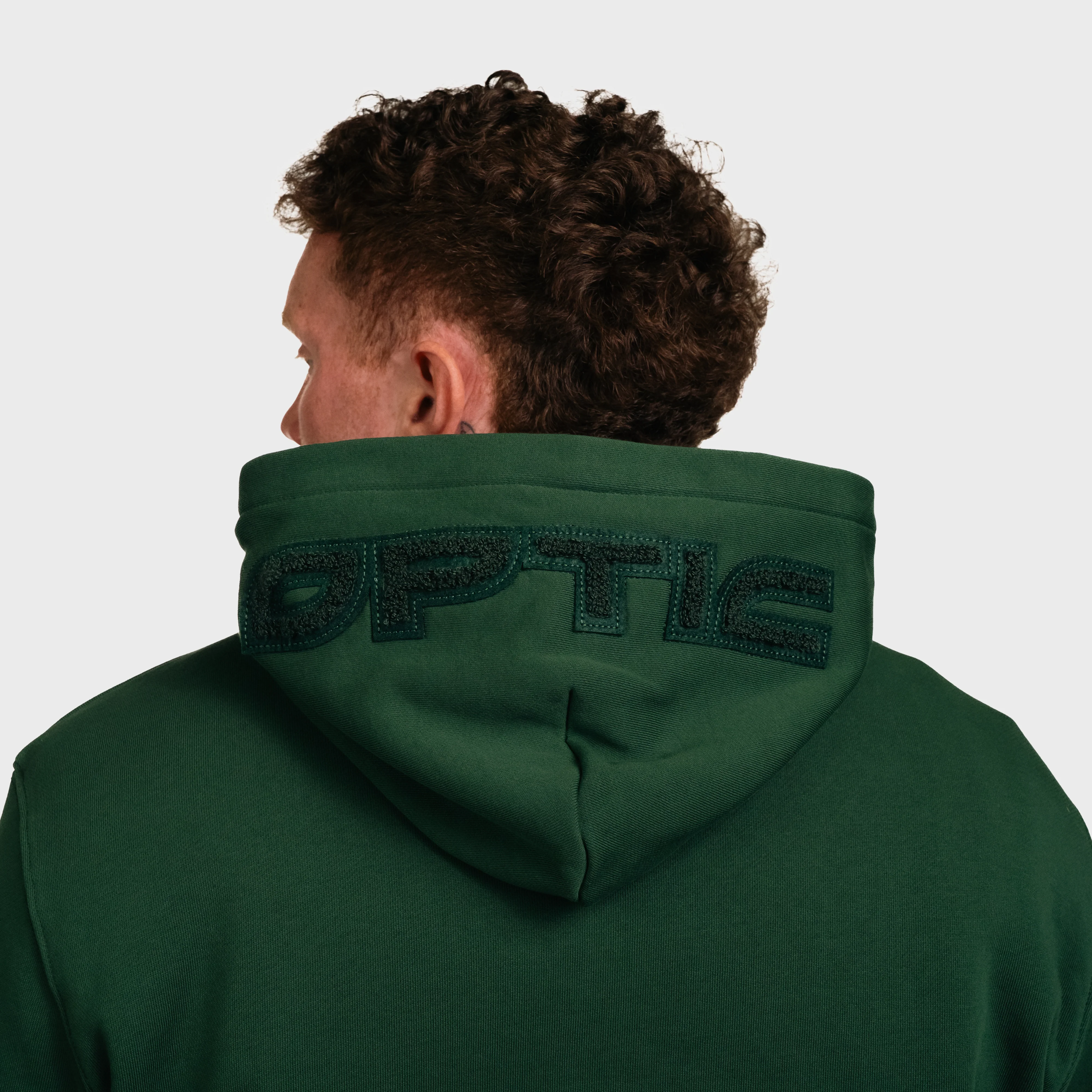 Major 2 Emerald Chenille Hoodie - Image 3