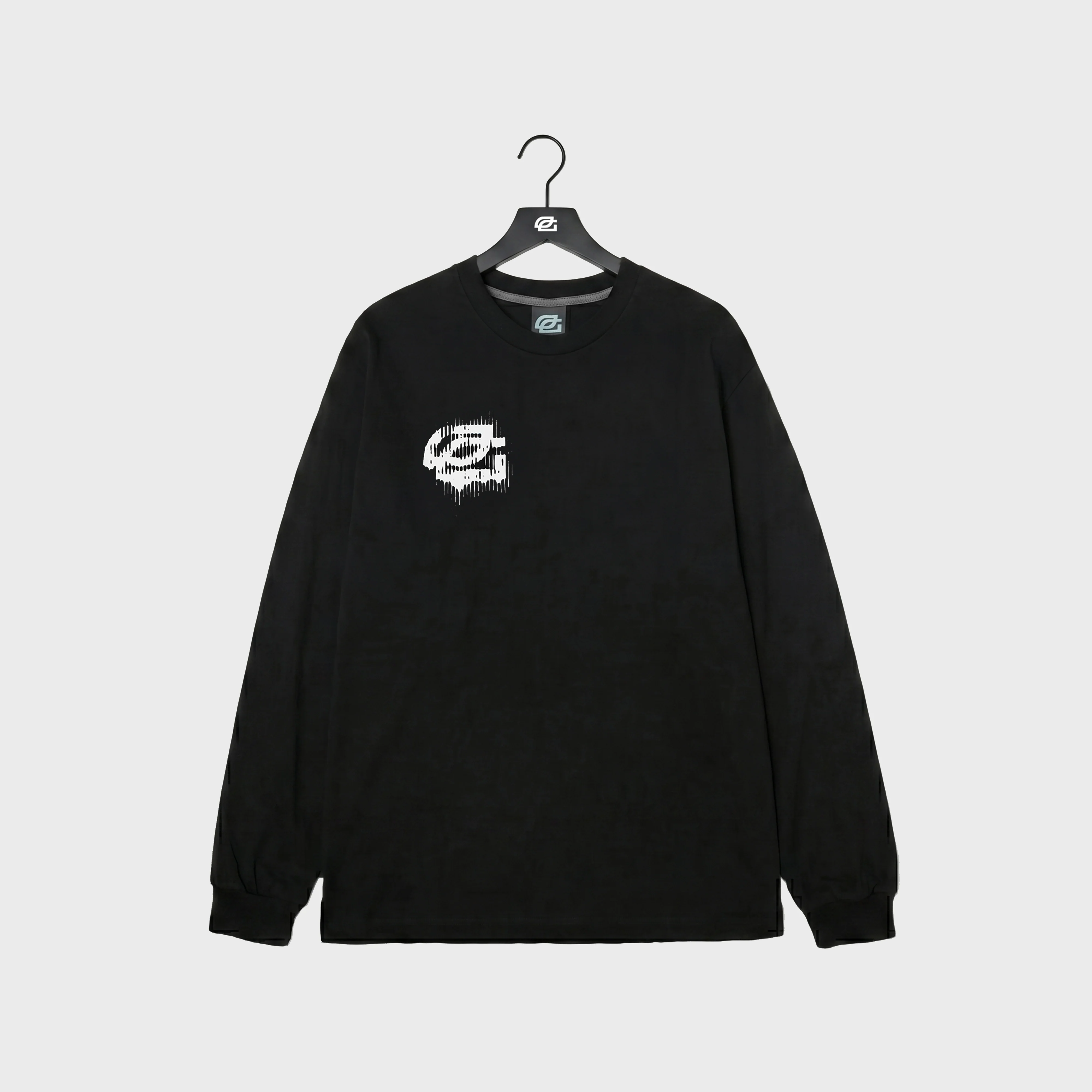 Black Distorted Oversize Long Sleeve - Image 4