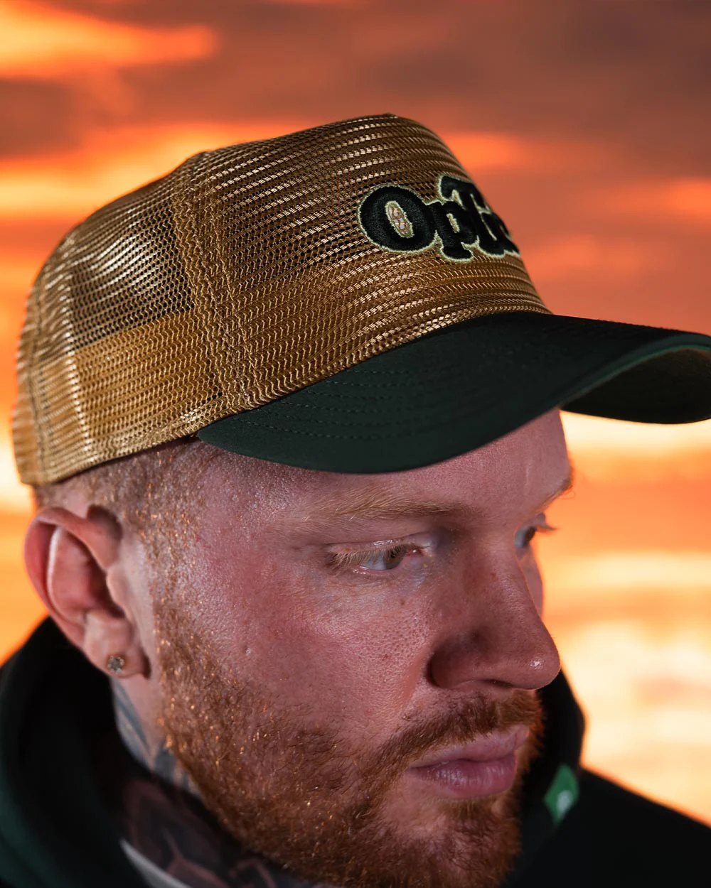 Full Mesh Hat (Tan) - Image 4