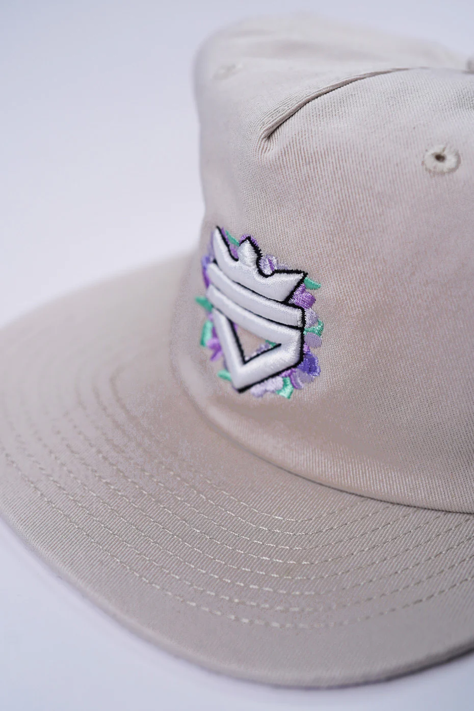 Scump Essentials Floral Dad Hat - White - Image 3