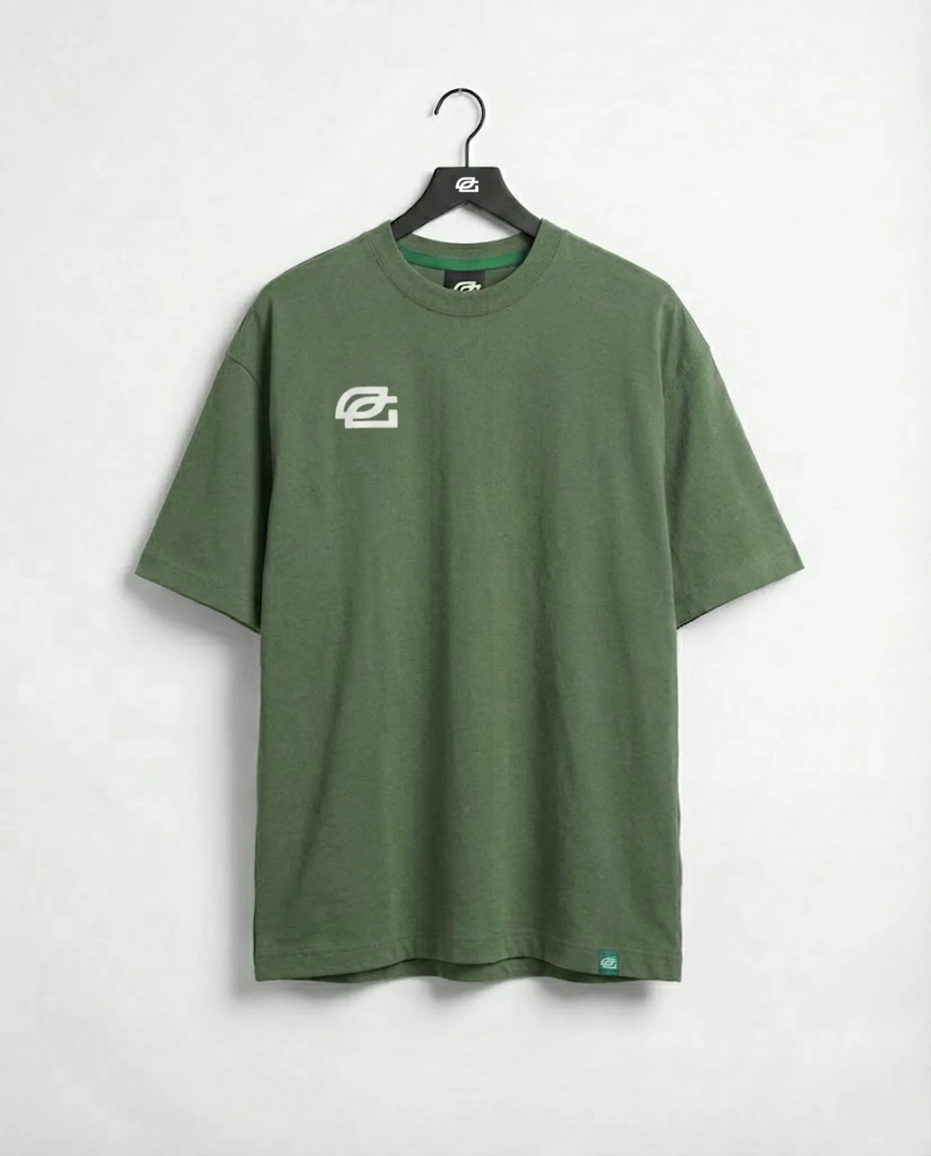 Seasonal Logo Tee in Fatigue Green - Image 3