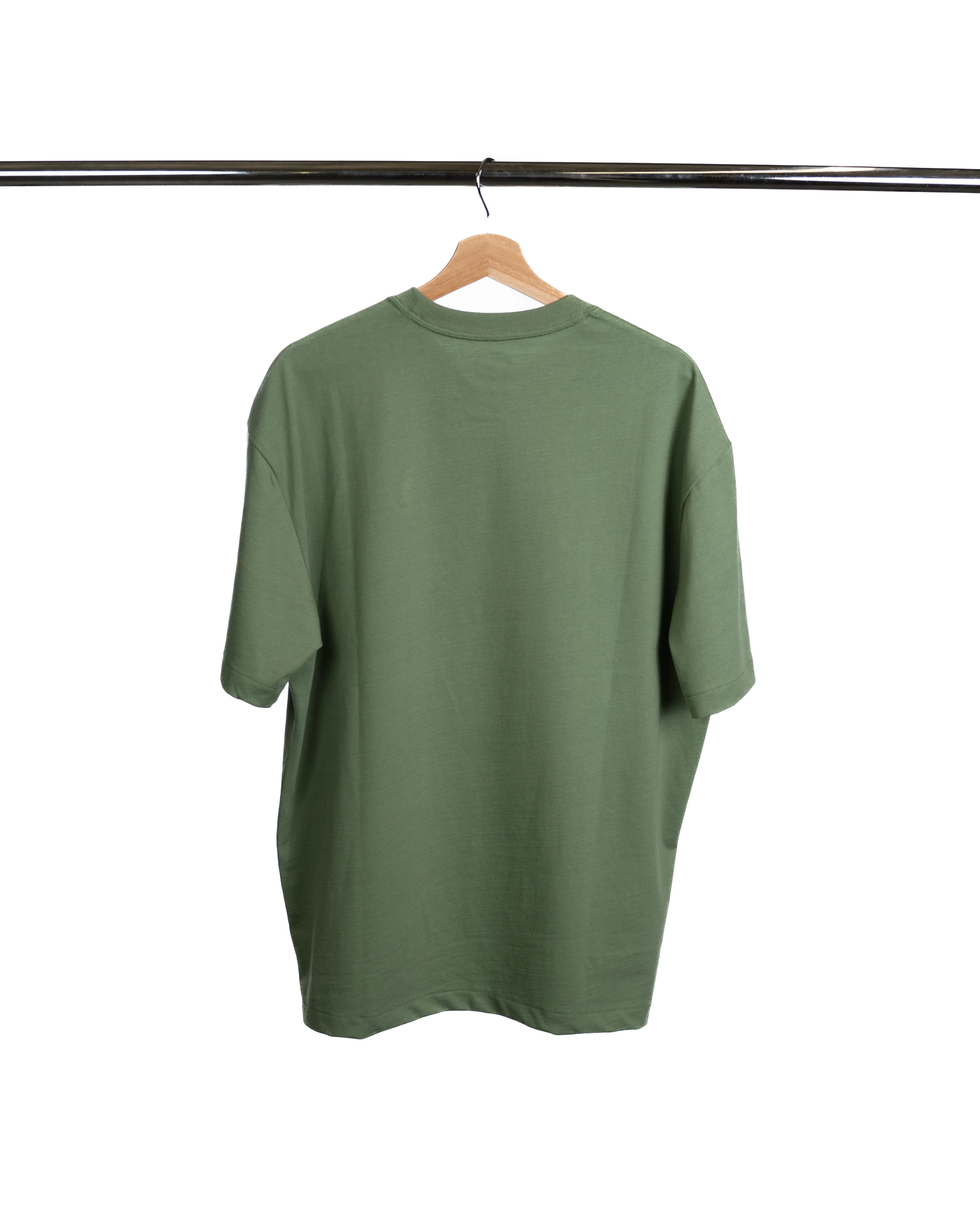 Seasonal Logo Tee in Fatigue Green - Image 4