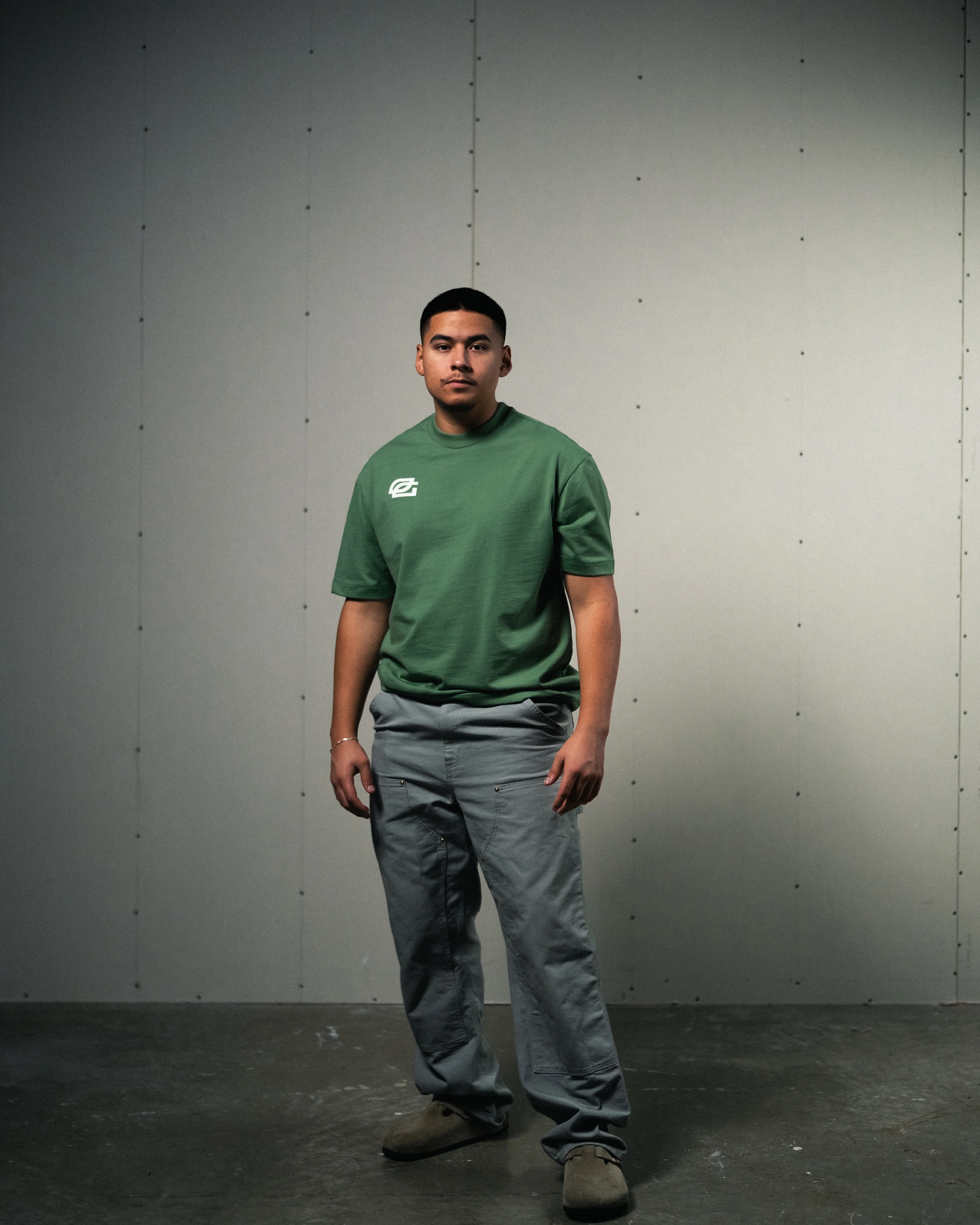 Seasonal Logo Tee in Fatigue Green - Image 6
