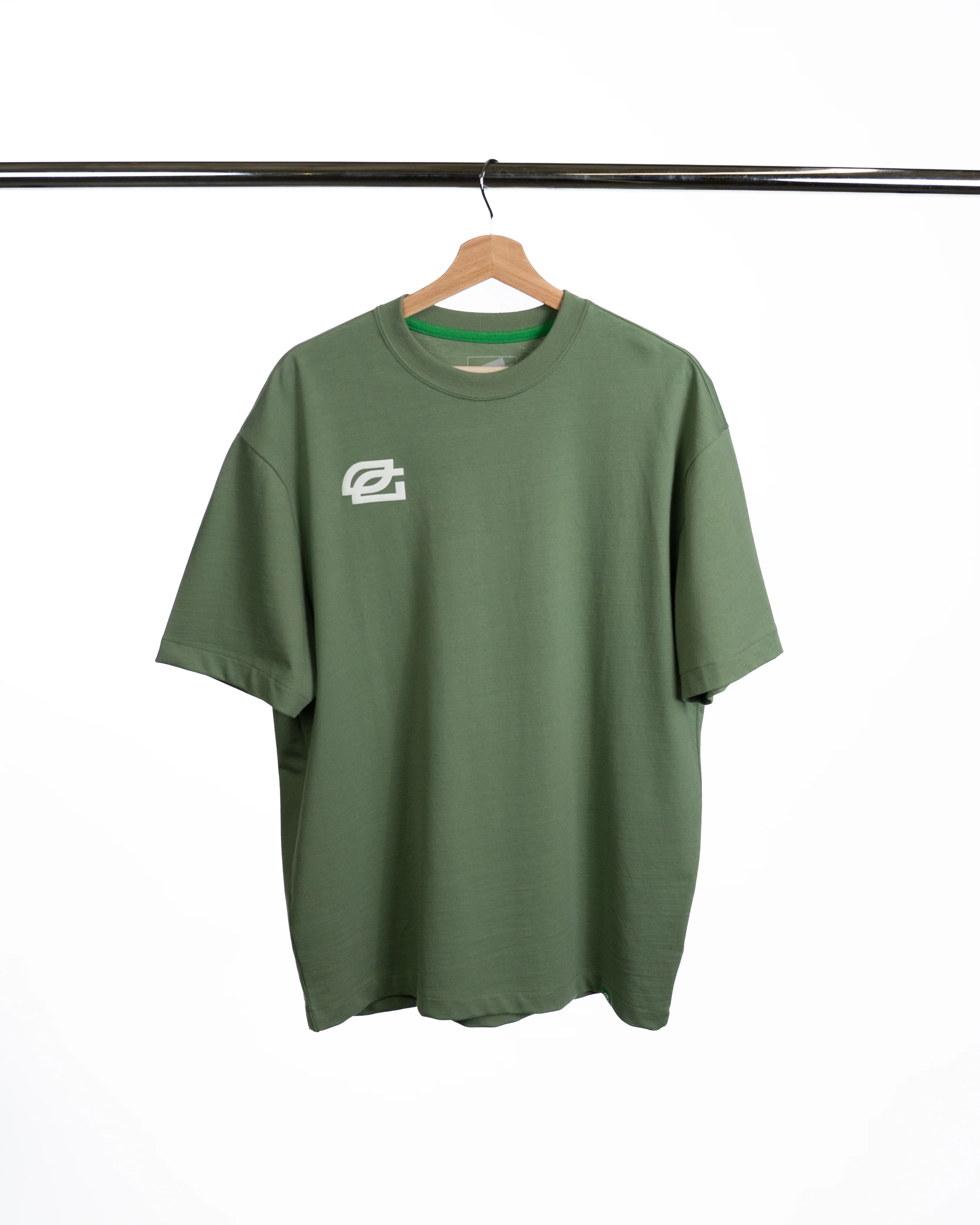 Seasonal Logo Tee in Fatigue Green - Image 8
